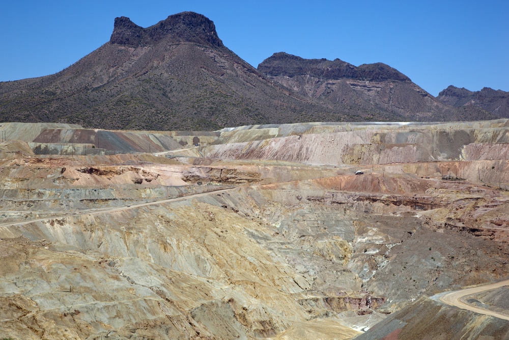 Open,Pit,Copper,Mine,Near,Hayden,,Arizona