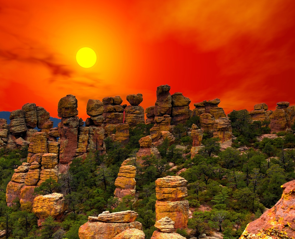 Balanced,Rocks,Chiricahua,National,Monument,In,Southeast,Arizona