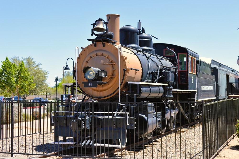 Scottsdale,,Az.,-,May,10,2023:,Old,Historic,Steam,Train