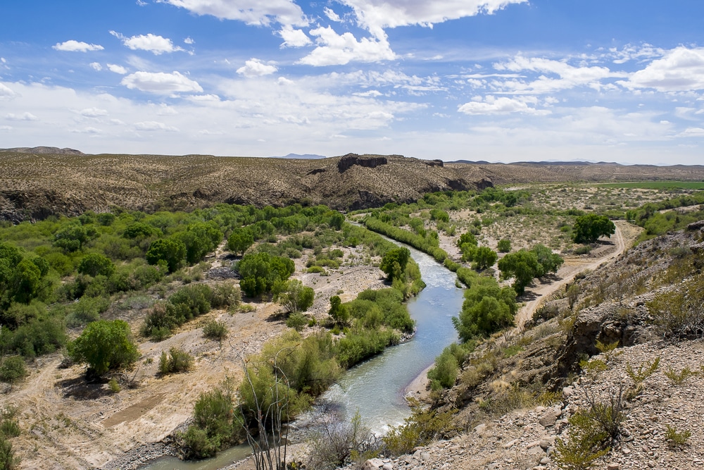 Gila,River,Flowing,Through,The,Gila,Box,Riparian,National,Conservation