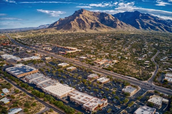 Aerial,View,Of,The,Tucson,Suburb,Of,Oro,Valley,,Arizona