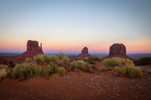 Monument,Valley,View,In,Sunset