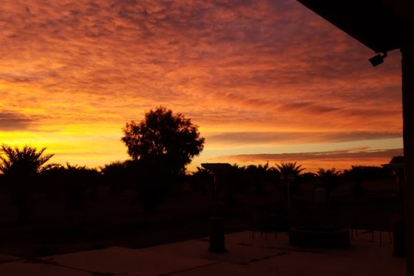 Somerton,Arizona,Sunset.,Orange,Yellow,Black