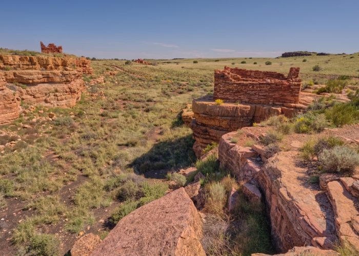 Box,Canyon,Ruins,At,Wupatki,National,Monument,Az