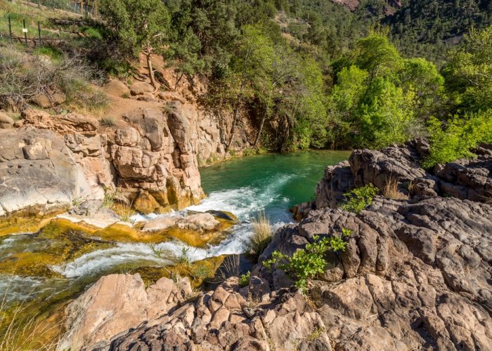 Fossil,Springs,Creek,In,Arizona.