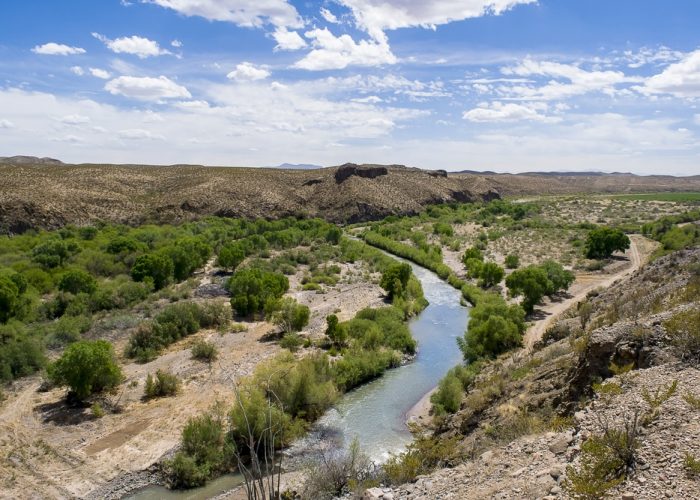 Gila,River,Flowing,Through,The,Gila,Box,Riparian,National,Conservation